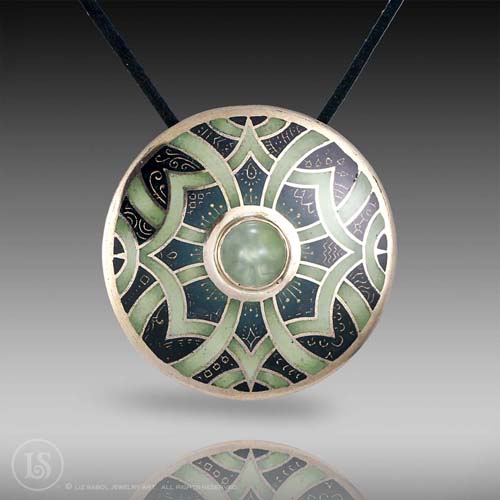 Dreamweaver I Pendant, Bronze