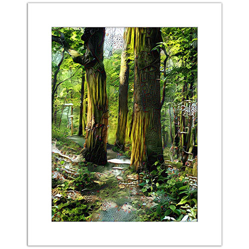 Beechwood Farms Trail Print, Giclee